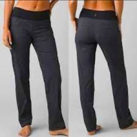 prAna Summit Pull Lightweight Outdoor Hiking Charcoal Gray Elastic Waist XS Pant - Picture 1 of 8